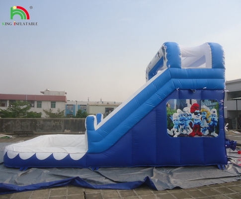 वाणिज्यिक वाटर स्लाइड inflatable बच्चे आउटडोर डबल लेन inflatable पानी स्लाइड पूल के साथ
