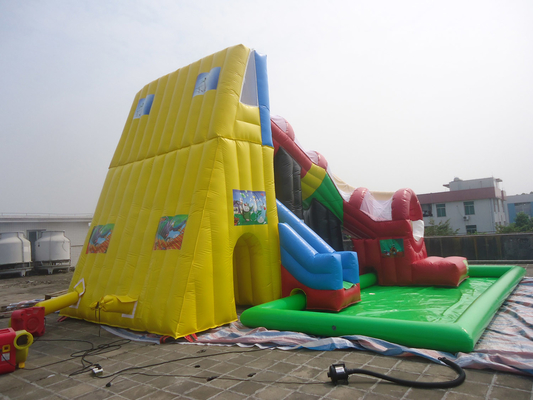 अनुकूलित वाणिज्यिक महल बच्चे inflatable खेल का मैदान Trampoline पानी स्लाइड जंपिंग Combo Bouncer