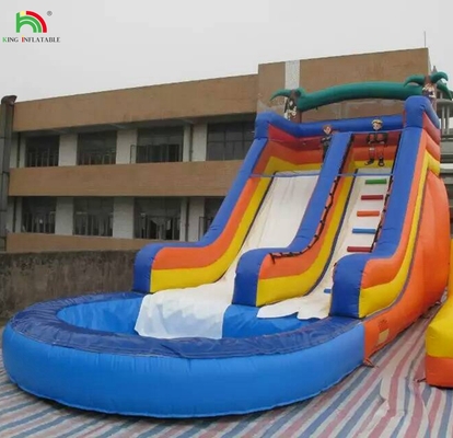 बिक्री के लिए पूल के साथ लोकप्रिय वाणिज्यिक inflatable पानी स्लाइड