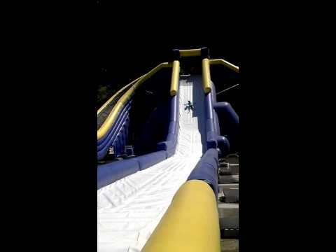 उच्च गुणवत्ता वाले विशाल वयस्क 3 लेन ट्रिप्पो वाटर स्लाइड inflatable वाणिज्यिक
