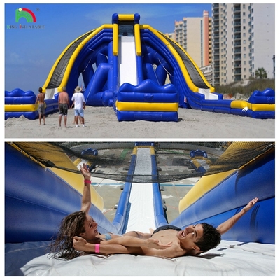 उच्च गुणवत्ता वाले विशाल वयस्क 3 लेन ट्रिप्पो वाटर स्लाइड inflatable वाणिज्यिक