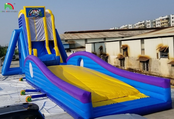 वाणिज्यिक ग्रेड वाटर स्लाइड वयस्क बड़ी लंबी inflatable वाटर स्लाइड मनोरंजन पार्क के लिए