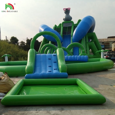 टारपौलीन inflatable पानी स्लाइड वाणिज्यिक विशाल वयस्क मनोरंजन पार्क पानी स्लाइड