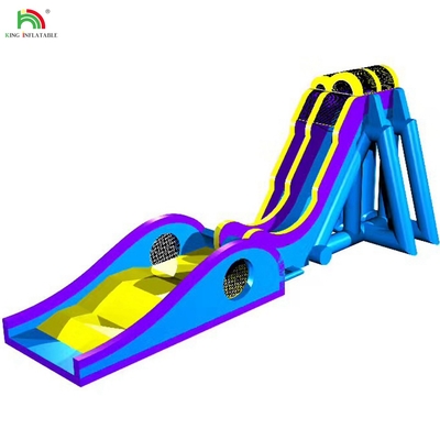 अनुकूलित वयस्क आकार inflatable वाटर पार्क उपकरण ब्लो अप पानी स्लाइड