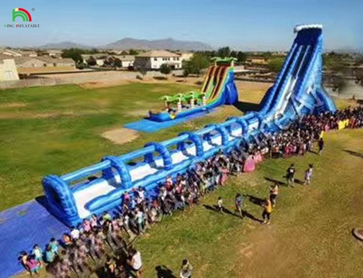 अनुकूलित वयस्क आकार inflatable वाटर पार्क उपकरण ब्लो अप पानी स्लाइड