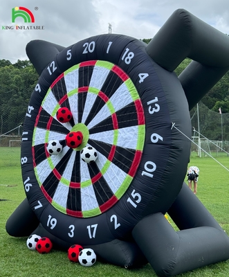 आउटडोर inflatable फुटबॉल डार्ट्स बोर्ड के साथ 8pcs फुटबॉल बॉल 370W ब्लोअर समर्थन फ्रेम के लिए किक डार्टबोर्ड खेल खेल