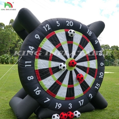 आउटडोर inflatable फुटबॉल डार्ट्स बोर्ड के साथ 8pcs फुटबॉल बॉल 370W ब्लोअर समर्थन फ्रेम के लिए किक डार्टबोर्ड खेल खेल