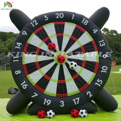 आउटडोर inflatable फुटबॉल डार्ट्स बोर्ड के साथ 8pcs फुटबॉल बॉल 370W ब्लोअर समर्थन फ्रेम के लिए किक डार्टबोर्ड खेल खेल