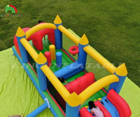 बच्चों के लिए Inflatable बाधा पाठ्यक्रम Inflatable कूद कूद बाधा बाधा Inflatable पाठ्यक्रम बाधा खेल