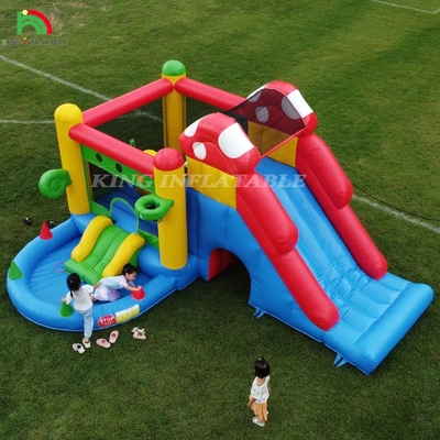 वाणिज्यिक Inflatable Bounce House Kids बाधा बाउंस कैसल आउटडोर इनडोर के लिए