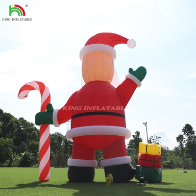 20ft 26ft 33ft क्रिसमस आउटडोर सजावट विशाल inflatable सांता क्लॉस विज्ञापन के लिए