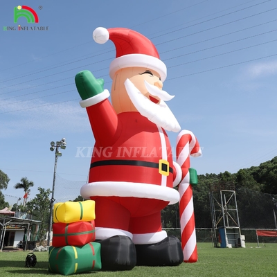 20ft 26ft 33ft क्रिसमस आउटडोर सजावट विशाल inflatable सांता क्लॉस विज्ञापन के लिए