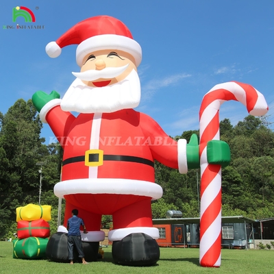 20ft 26ft 33ft क्रिसमस आउटडोर सजावट विशाल inflatable सांता क्लॉस विज्ञापन के लिए