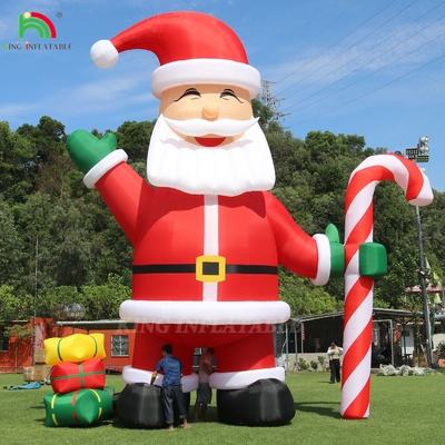 20ft 26ft 33ft क्रिसमस आउटडोर सजावट विशाल inflatable सांता क्लॉस विज्ञापन के लिए