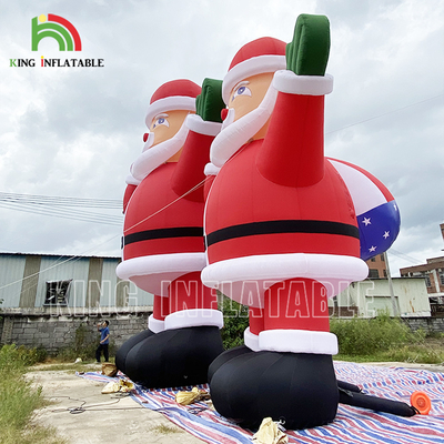 20 फीट 26 फीट 33 फीट विज्ञापन के लिए क्रिसमस पार्टी सजावट के लिए inflatable सांता क्लॉस