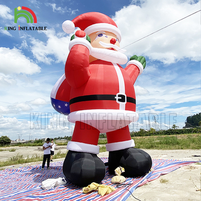 20 फीट 26 फीट 33 फीट विज्ञापन के लिए क्रिसमस पार्टी सजावट के लिए inflatable सांता क्लॉस