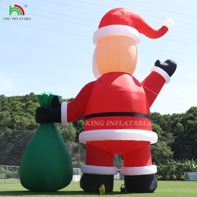 20ft 26ft 33ft 40ft क्रिसमस आउटडोर लॉन यार्ड के लिए inflatable सांता xmas पार्टी सजावट