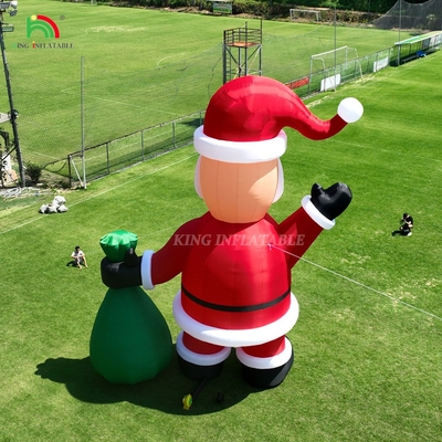 20ft 26ft 33ft 40ft क्रिसमस आउटडोर लॉन यार्ड के लिए inflatable सांता xmas पार्टी सजावट