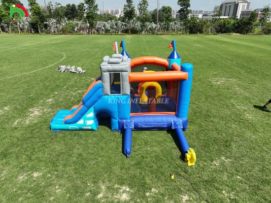 बच्चों के लिए स्लाइड्स और बॉल पिट के साथ वाणिज्यिक inflatable उछाल कम्बो हाउस जंपिंग कैसल