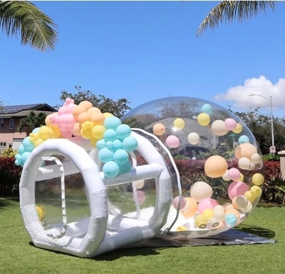 आउटडोर inflatable बुलबुला तम्बू पारदर्शी क्रिस्टल गुंबद inflatable बुलबुला तम्बू शादी के लिए गुब्बारे के साथ