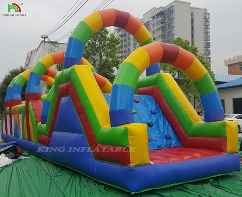 वाणिज्यिक भूमि बाधा पाठ्यक्रम खेल बच्चों के लिए inflatable बाधा खेल