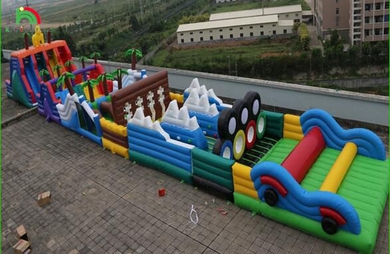 वाणिज्यिक आउटडोर inflatable बाधा पाठ्यक्रम चुनौतियां वयस्क inflatable बाधा पाठ्यक्रम उछाल घर पार्टी खेल
