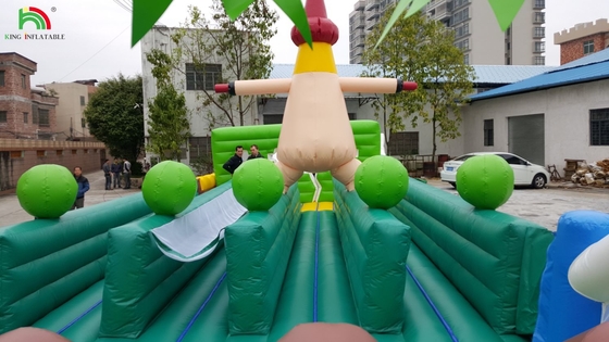 वाणिज्यिक आउटडोर inflatable बाधा पाठ्यक्रम चुनौतियां वयस्क inflatable बाधा पाठ्यक्रम उछाल घर पार्टी खेल