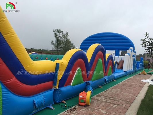आउटडोर विशाल inflatable बड़ा उछाल थीम आउटडोर पार्क खेल का मैदान inflatable महल कॉम्बो inflatable बाधा पाठ्यक्रम