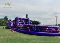 पीवीसी विशालकाय आउटडोर खेल का मैदान Inflatable बाधा कोर्स अनुकूलित आकार