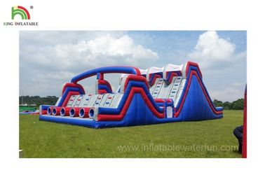 4 लेन Inflatable खेल खेल / सैन्य बूट शिविर बाधा कोर्स