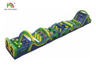 26 मीटर लंबी चुनौती वयस्क Inflatable बाधा कोर्स, बच्चों के वयस्कों के लिए Inflatable खेल खेल