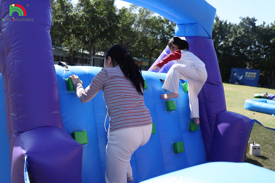 आउटडोर वाणिज्यिक inflatable बाउंसर कॉम्बो बाउंस हाउस किड्स पार्टी स्लाइड बॉल गड्ढा चढ़ाई बाधा ब्लोअर के साथ बाउंसर महल