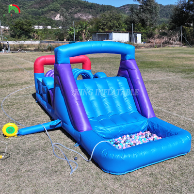 आउटडोर वाणिज्यिक inflatable बाउंसर कॉम्बो बाउंस हाउस किड्स पार्टी स्लाइड बॉल गड्ढा चढ़ाई बाधा ब्लोअर के साथ बाउंसर महल