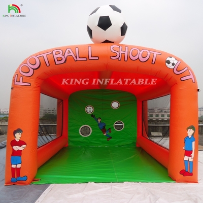 कार्निवल inflatable फुटबॉल टॉस खेल, inflatable फुटबॉल शूटिंग
