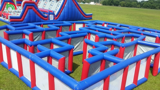 अनुकूलित inflatable बाधा पाठ्यक्रम inflatable भूलभुलैया खेल inflatable भूलभुलैया