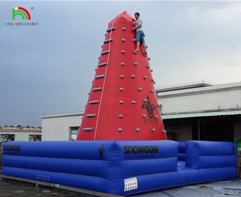 लोकप्रिय आउटडोर मोबाइल मनोरंजन हवा चुनौतीपूर्ण खेल Inflatable चढ़ाई टॉवर रॉक चढ़ाई दीवार बच्चों के लिए इनडोर