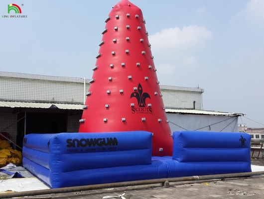 लोकप्रिय आउटडोर मोबाइल मनोरंजन हवा चुनौतीपूर्ण खेल Inflatable चढ़ाई टॉवर रॉक चढ़ाई दीवार बच्चों के लिए इनडोर
