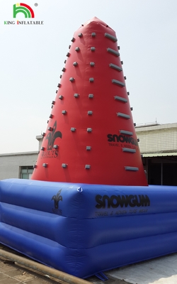 लोकप्रिय आउटडोर मोबाइल मनोरंजन हवा चुनौतीपूर्ण खेल Inflatable चढ़ाई टॉवर रॉक चढ़ाई दीवार बच्चों के लिए इनडोर