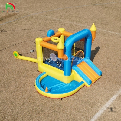बच्चों के लिए Inflatable Bounce House Combo Party Toddler Inflatable Jumping Bouncy Castle With Slide Pool Basket Dartboard Trampoline स्लाइड पूल के साथ बाउंस हाउस बाउंस हाउस कॉम्बो पार्टी टॉडलर बाउंसिंग बाउंस कैसल स्लाइड पूल के साथ बाउंस बाउंस हाउस बाउंस बाउंस बाउंस हाउस