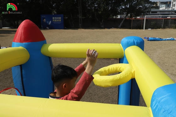 इनडोर आउटडोर पार्टी Inflatable Bounce House Toddler Bounce House Combo With Ball Pit स्लाइड बास्केट ट्राम्पोलिन