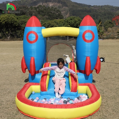 इनडोर आउटडोर पार्टी Inflatable Bounce House Toddler Bounce House Combo With Ball Pit स्लाइड बास्केट ट्राम्पोलिन