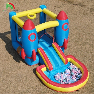 इनडोर आउटडोर पार्टी Inflatable Bounce House Toddler Bounce House Combo With Ball Pit स्लाइड बास्केट ट्राम्पोलिन