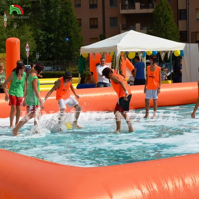कारखाने अनुकूलित पीवीसी inflatable फुटबॉल खेल का मैदान आउटडोर खेल खेल के लिए inflatable फुटबॉल मैदान