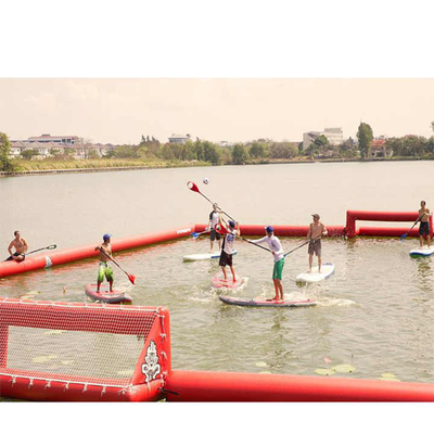 अनुकूलित आउटडोर इंटरएक्टिव inflatable फुटबॉल कोर्ट विशाल जल inflatable फुटबॉल खेल का मैदान मैदान मैदान कोर्ट