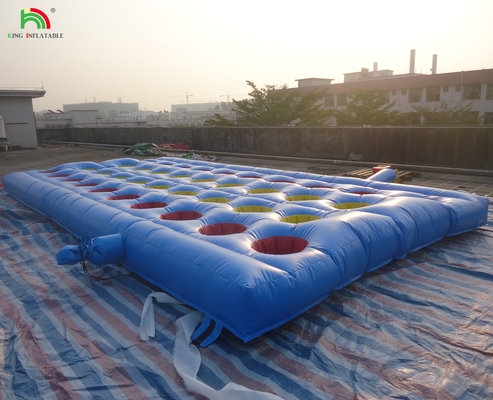 बाहर पीला चुनौती घुमावदार मशीन के साथ inflatable पिघलने खेल खेल
