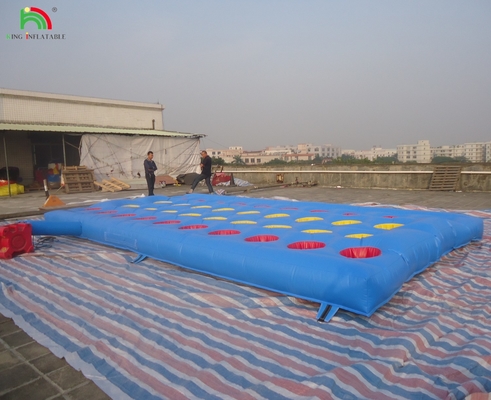 बाहर पीला चुनौती घुमावदार मशीन के साथ inflatable पिघलने खेल खेल