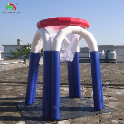 ब्लोटेबल बास्केटबॉल गोल ब्लोटेबल बास्केटबॉल हुप वाटर स्पोर्ट्स ब्लोटेबल बास्केटबॉल पानी हुप