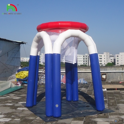 ब्लोटेबल बास्केटबॉल गोल ब्लोटेबल बास्केटबॉल हुप वाटर स्पोर्ट्स ब्लोटेबल बास्केटबॉल पानी हुप