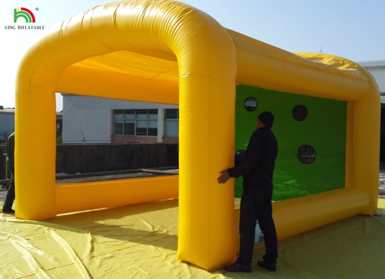 फुटबॉल शूट आउट गेम अच्छी कीमत वाणिज्यिक टिकाऊ inflatable फुटबॉल गोल