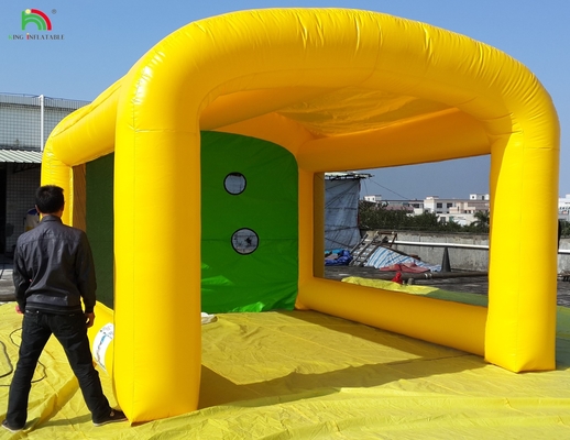 फुटबॉल शूट आउट गेम अच्छी कीमत वाणिज्यिक टिकाऊ inflatable फुटबॉल गोल